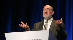שגריר ישראל באו"ם, רון פרושאור, בכנס הג'רוזלם פוסט, יוני 2015
