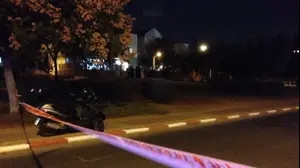 סרט משטרה בזירת החיסול ברחוב שער גולן בראשון לציון, 16 בנובמבר 2016