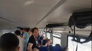 צפיפיות ברכבת בין נהריה למודיעין