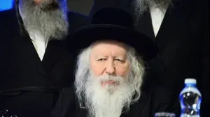 האדמור מגור, רבי יעקב אריה אלתר בעצרת בחירות ליהדות התורה
