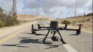 אכיפת תקנות הקורונה באמצעות רחפנים בבאר שבע 16 ביולי 2021