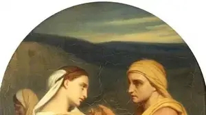 "רות ונעמי", ארי שפר, 1856