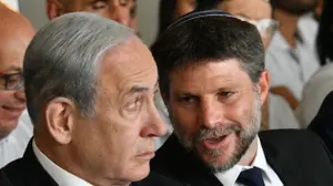 ראש הממשלה בנימין נתניהו,  שר האוצר בצלאל סמוטריץ' , השקת הרכבת הקלה, 17 באוגוסט 2023