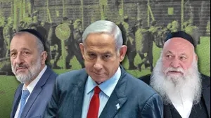 ראש הממשלה בנימין נתניהו, יצחק יששכר גולדקנופף שר הבינוי והשיכון, אריה מכלוף דרעי