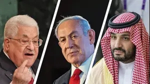 מוחמד בן סלמאן, רה"מ בנימין נתניהו, אבו מאזן