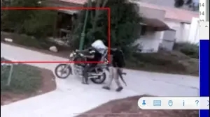 המצלמה של אייל ברעד במרפסת תיעדה את רגעי האימה. קיבוץ ניר עוז. 7 באוקטובר 2023