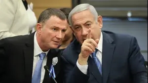 יולי אדלשטיין ובנימין נתניהו