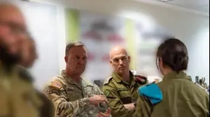 מייקל אריק קורילה בישראל, ונפגש להערכת מצב עם ראש המטה הכללי, רב-אלוף הרצי הלוי.  9 בספטמבר 2024