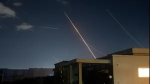 יירוטים ונפילות טילים ששוגרו מאיראן, צפון הארץ, 1 באוקטובר 2024
