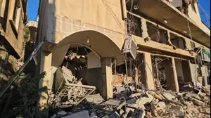 סניפי אל-קרד אל-חסן לאחר תקיפת חיל האויר, ביירות לבנון, 21 באוקטובר 2024