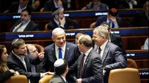 ראש הממשלה, בנימין נתניהו בהצבעות על תקציב 2025, מליאת הכנסת, 25 במרץ 2025