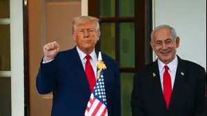 פגישת רה"מ בנימין נתניהו עם נשיא ארה"ב דונלד טראמפ, הבית הלבן, 7 באפריל 2025