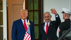 פגישת רה"מ בנימין נתניהו עם נשיא ארה"ב דונלד טראמפ, הבית הלבן, 7 באפריל 2025