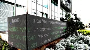עליות בבורסה בתל אביב - מסכים ירוקים
