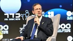 נשיא המדינה, יצחק הרצוג בוועידת אוניברסיטת תל אביב. 7 במאי 2025