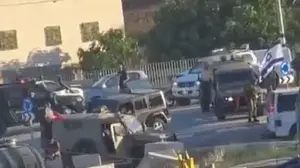 תיעוד מזירת אירוע פיגוע הירי בחברון, 7 במאי 2025
