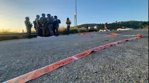 זירת אירוע פיגוע ירי במעבר ריחן, בצפון השומרון, 7 במאי 2025