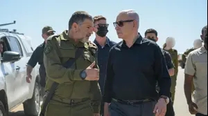 ראש הממשלה בנימין נתניהו ביקר באימון של חטיבה 5 (חטיבת מילואים) במרכז לאימוני יבשה (מל״י) צאלים, 8 במאי 2025