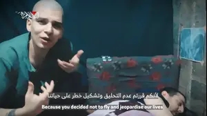 אלקנה בוחבוט, יוסף חיים אוחנה בסרטון שפרסם חמאס, 10 במאי 2025
