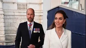 הנסיך ויליאם וקייט מידלטון בחגיגות יום הנצחון באירופה. לונדון, מאי 2025
