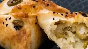 גוז'גוז'ה לילדים במילוי גבינה וזיתים