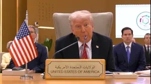 דונלד טראמפ נפגש עם נשיא סוריה אחמד א שרע בריאד