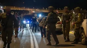 כוחות צה״ל בזירת הפיגוע בין ברוכין לפדואל, 15 במאי 2025