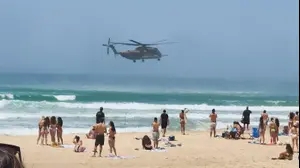 תיעוד זירת ההתרסקות בבת ים. 16 במאי 2025