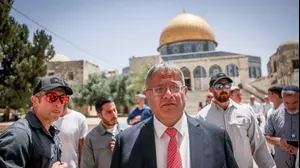 השר לביטחון לאומי איתמר בן גביר עלה להר הבית לרגל יום ירושלים, 26 במאי 2025