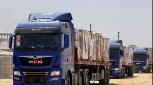 משאיות סיוע הומניטרי בעזה, 27 במאי 2025