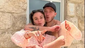 מירב רגב ובן הזוג אייל כץ