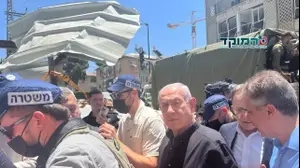 נתניהו בזירה בבת ים. 15 ביוני 2025