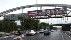 כרזה של בככירי משמרות המהפכה ומדענים שחוסללו על ידי ישראל בטהראן, איראן