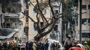 זירת נפילה טילים ששוגרו מאיראן, 16 ביוני 2025