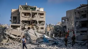 זירת נפילת טילים מאיראן, בני ברק, 16 ביוני 2025