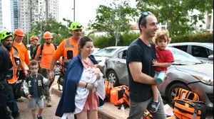 זירת נפילה טילים ששוגרו מאיראן,16 ביוני 2025