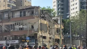 זירת נפילה טילים ששוגרו מאיראן,19 ביוני 2025