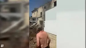 פגיעה של כטב"מ במבנה  מגורים בן 2 קומות בצפון הארץ