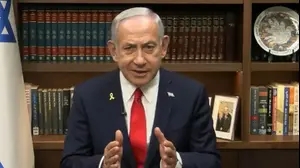רה"מ בנימין נתניהו לאחר תקיפת ארה"ב את מתקני הגרעין באיראן, 22 ביוני 2025