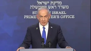 ראש הממשלה בנימין נתניהו במסיבת עיתונאים