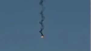 תיעוד שבו נטען שנראית הפלת כטב״ם של חיל האוויר בחוראמבאד, איראן