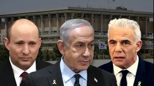 יאיר לפיד, בנימין נתניהו, נפתלי בנט