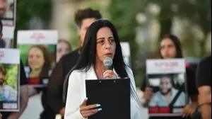 עינב צנגאוקר, הצהרת משפחות חטופים, שער בגין, 5 ביולי 2025