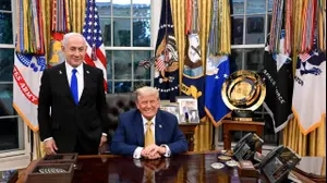 ראש הממשלה בנימין נתניהו סיים את פגישתו השנייה עם נשיא ארצות הברית דונלד טראמפ. 8 ביולי 2025