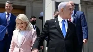 רה"מ בנימין נתניהו, ורעייתו שרה נתניהו בביקור רשמי בפנטגון