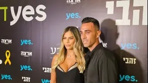 ערן זהבי עם אשתו שי, אירוע הפרמיירה בבלומפילד לסדרה "זהבי" של יס