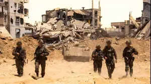 תיעוד מפעילות כוחות צה״ל במרחב בית חאנון, רצועת עזה, יולי 2025
