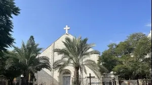 כנסיית המשפחה הקדושה בעיר עזה, רצועת עזה, 17 ביולי 2025