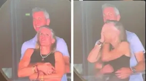 זוג בוגד נתפס בהופעה של קולדפליי