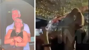 תיעוד נוסף של הזוג בהוגד שנתפס בהופעה של קולדפליי